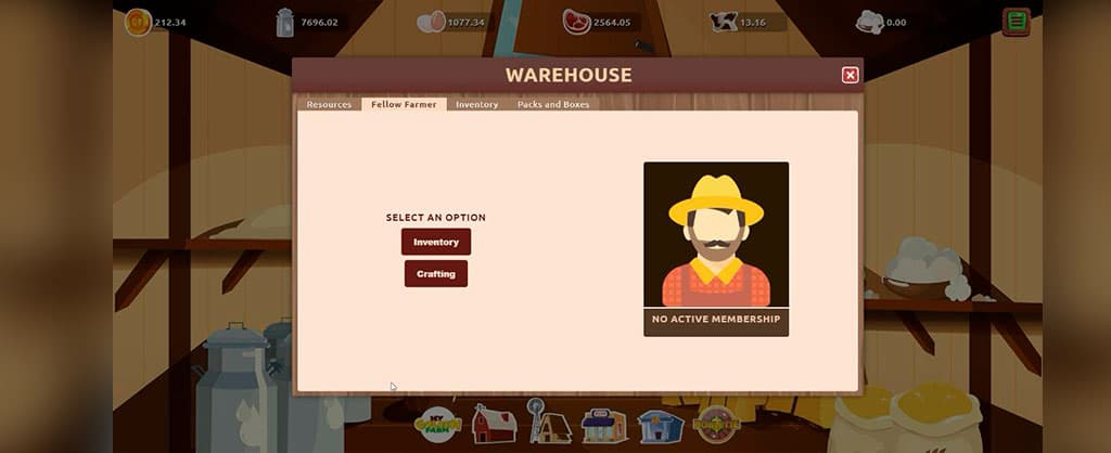 Juego NFT de Gestión y Producción en la Red WAX